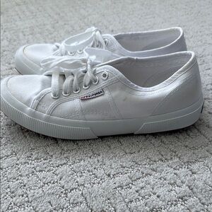 Superga White Canvas Sneakers